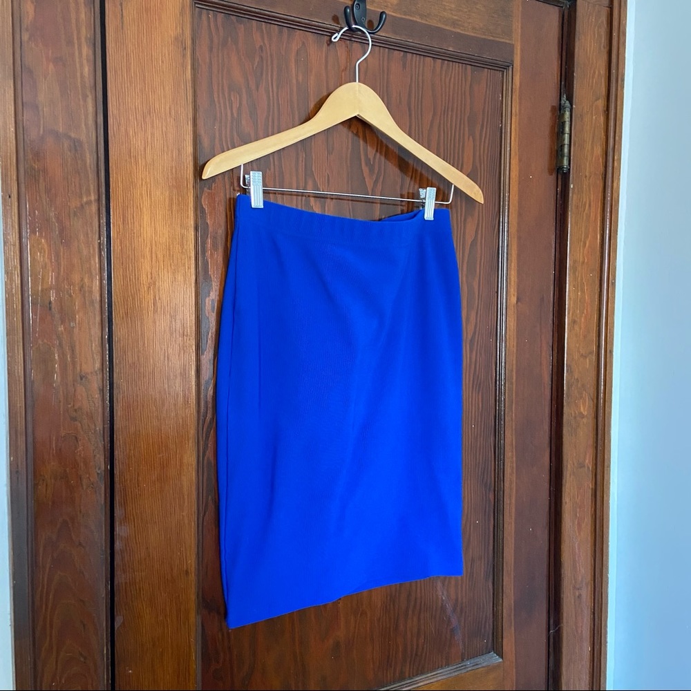 Forever 21+:Royal blue pencil skirt, Size XL